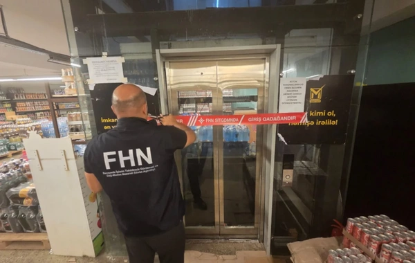 Bakıda marketin liftinin fəaliyyəti dayandırılıb