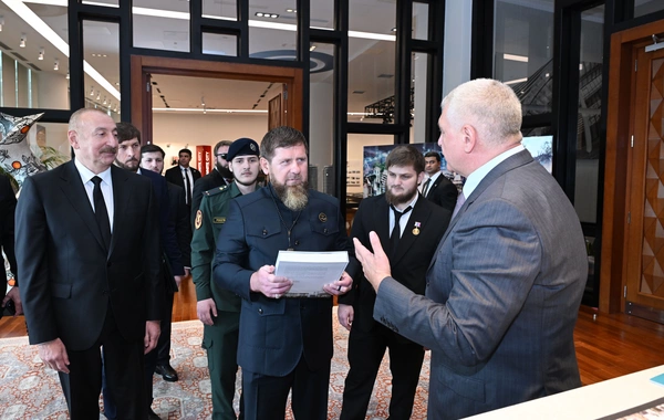 Prezident İlham Əliyev və Rusiyanın Çeçenistan Respublikasının başçısı "Bakı Ağ Şəhər"də olublar