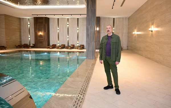 Prezident İlham Əliyev "Xankəndi" hotelinin açılışında iştirak edib