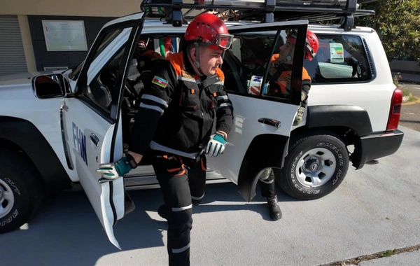 Mingəçevirdə qəza zamanı xilasetmə əməliyyatlarına dair təlim keçirilib