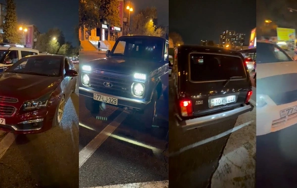Bakıda gecə saatlarında avtoxuliqanlıq edən 4 sürücü saxlanılıb