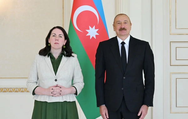 İlham Əliyev İrlandiyanın Azərbaycanda yeni təyin olunmuş səfirinin etimadnaməsini qəbul edib