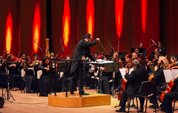 Placido Domingo performed at the Heydar Aliyev Center