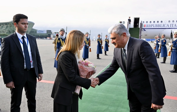 İtaliya Nazirlər Şurasının sədri Ciorcia Meloninin Azərbaycana səfəri başa çatıb