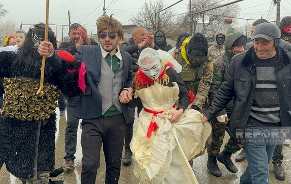 Qardabani rayonunun Muğanlı kəndində unikal Novruz karnavalı