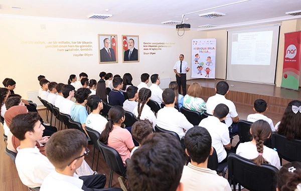 "Nar" uşaqlar üçün maarifləndirici tədbirlərə dəstək verir