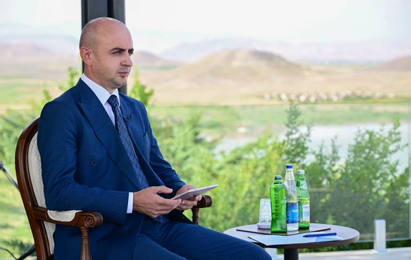 Prezident İlham Əliyev Naxçıvanda Azərbaycan Televiziyasına müsahibə verib