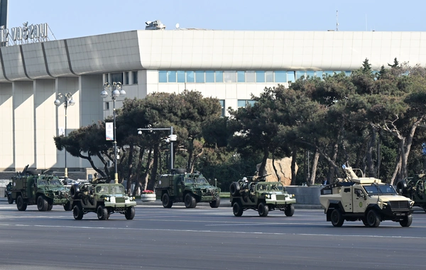 Vətən müharibəsində Qələbənin beşinci ildönümünə həsr olunmuş Hərbi parad keçirilib