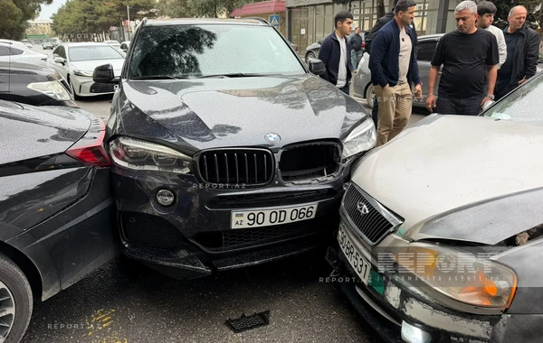 Sumqayıtda beş avtomobil toqquşub