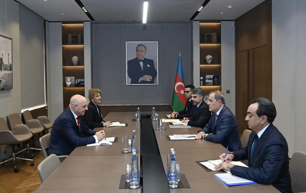 Ceyhun Bayramov Gürcüstanın Azərbaycana yeni təyin olunmuş səfirini qəbul edib