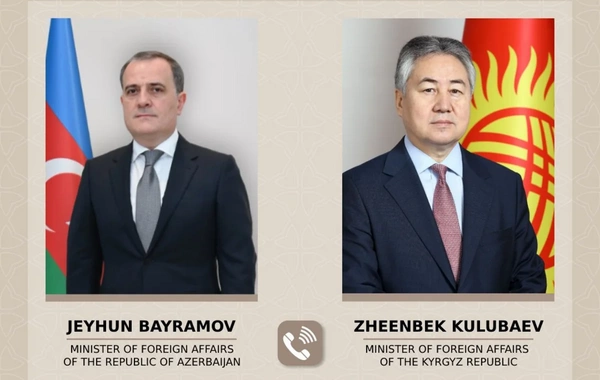 Ceyhun Bayramov qırğızıstanlı həmkarını ölkəsinin BMT TŞ-nin qeyri-daimi üzvü seçilməsi münasibətilə təbrik edib