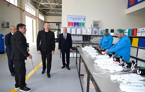 Sabirabadda su filtrlərinin istehsalı müəssisəsinin fəaliyyəti ilə tanışlıq Sabirabadda su filtrlərinin istehsalı müəssisəsinin fəaliyyəti ilə tanışlıq