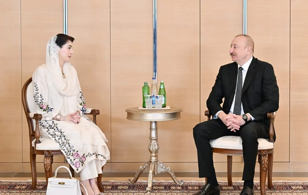 İlham Əliyev Pakistanın Pəncab əyalətinin Baş nazirini qəbul edib