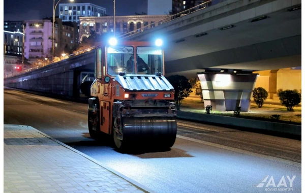 Bu küçənin 270 metrlik hissəsi yenidən təmir olunub