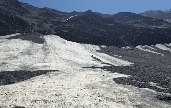 Tufandağ buzlağında ərimə prosesi sürətlənib