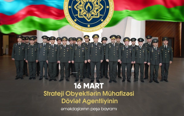 Bu gün Strateji Obyektlərin Mühafizəsi Dövlət Agentliyinin peşə bayramı günüdür
