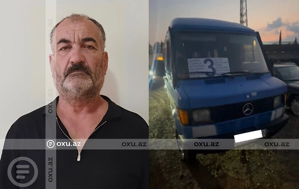 В Азербайджане задержан пьяный водитель маршрутки