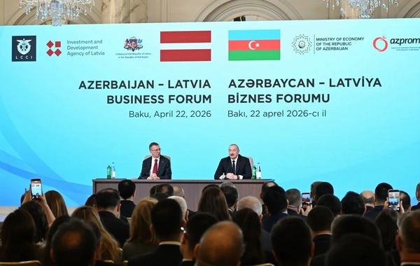 An Azerbaijani-Latvian business forum was held in Baku