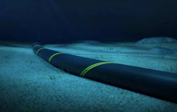 Azerbaijan and Kazakhstan have completed a key stage of laying the cable across the Caspian Sea