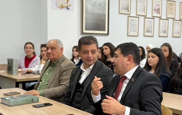 BDU-da şəhid jurnalist Məhərrəm İbrahimova həsr olunmuş kitabın təqdimatı keçirilib