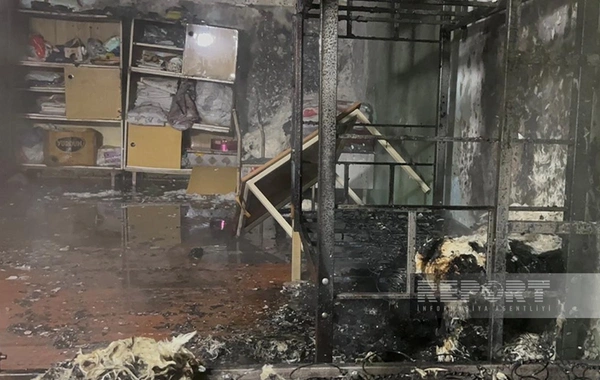 Kürdəmirdə uşaq bağçasında yanğın olub