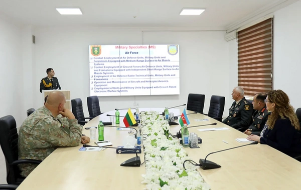 Azərbaycan və Litva arasında hərbi təhsil əməkdaşlığı müzakirə edilib
