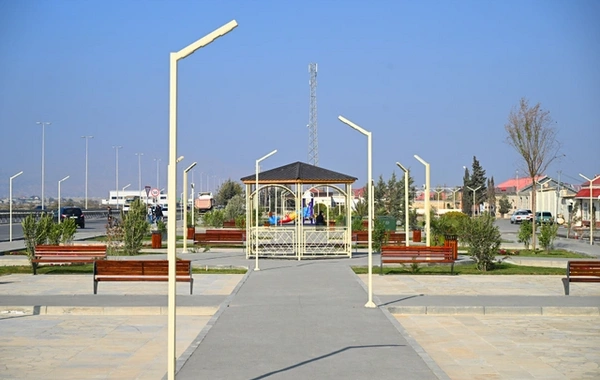 Leyla Əliyeva Qaradağda yeni parkın açılışında iştirak edib