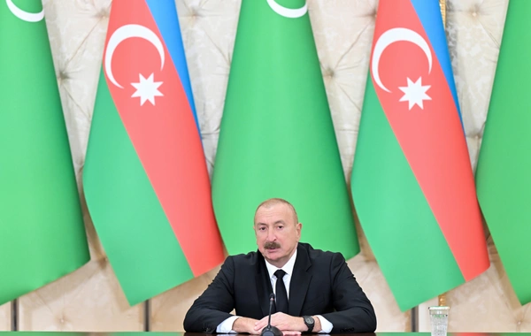 Prezident İlham Əliyev: Azərbaycanla Türkmənistan arasında nəqliyyat-logistika sahəsində əməkdaşlıq uzunmüddətli xarakter daşıyır