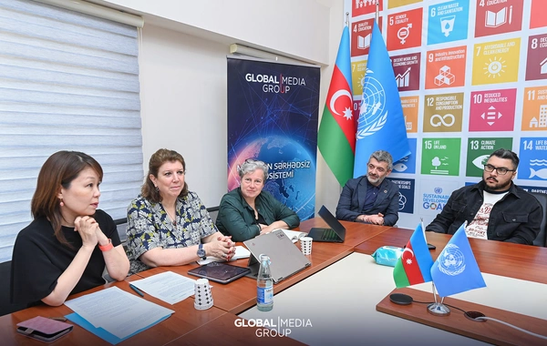 Global Media Group BMT-nin Qlobal Sazişi ilə birgə "Dayanıqlı yaşayış mühitinin dili" mövzusunda media sessiyası təşkil edib
