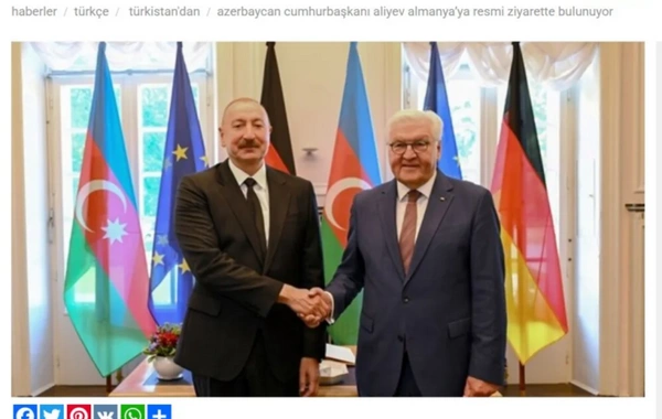 İlham Əliyevin Almaniyaya səfəri Türkiyə mediasının diqqət mərkəzindədir