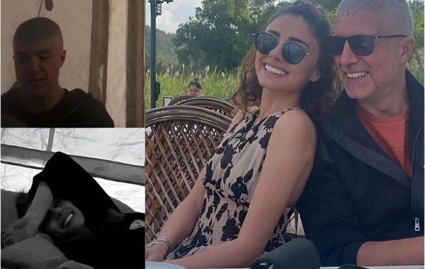 Zəlzələdən təsirlənən Özcan Deniz gecəni villasının önündə qurduğu çadırda keçirdi