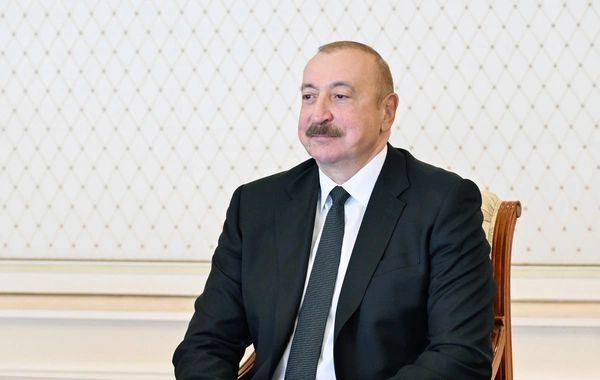 İlham Əliyev Çinin "China Datang Corporation Ltd." şirkətinin nümayəndə heyətini qəbul edib