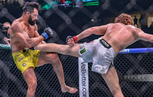 Bakıda tarixi UFC gecəsi: Fiziyevdən möhtəşəm qələbə - FOTOREPORTAJ