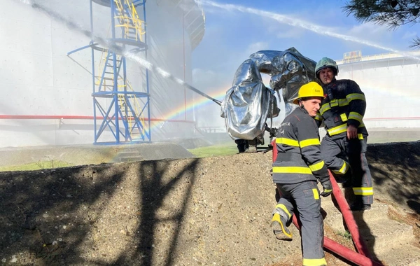 DYMX Neft Emalı Zavodunda yanğın-taktiki təlim keçirib