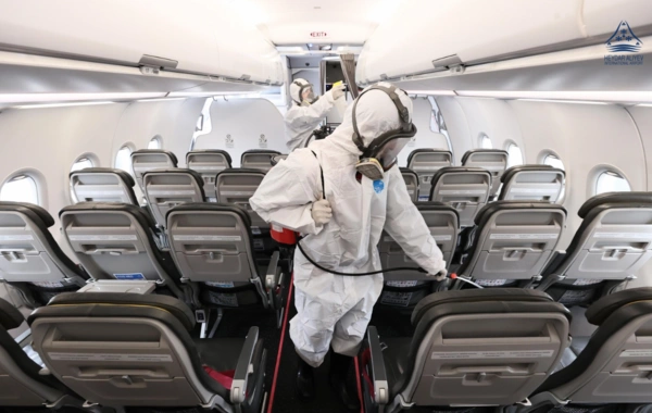 Bakı aeroportunda epidemioloji risklərin idarə olunması ilə bağlı genişmiqyaslı birgə təlim keçirilib