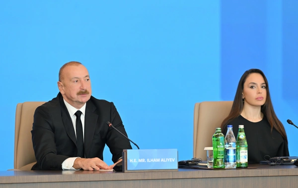 Prezident İlham Əliyev VII Ümumdünya Mədəniyyətlərarası Dialoq Forumunun açılışında çıxış edib