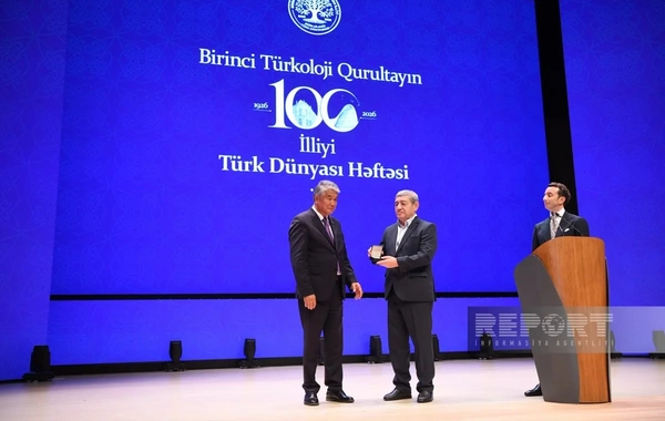 Bir qrup alim Birinci Türkoloji Qurultayın 100 illiyi (1926–2026) xatirə nişanı ilə təltif edilib