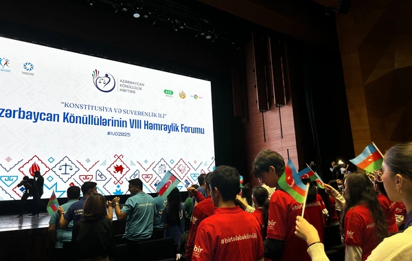 Bakıda Azərbaycan Könüllülərinin VIII Həmrəylik Forumu keçirildi