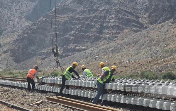 Naxçıvanı Zəngəzur dəhlizinə bağlayacaq dəmir yolunun tikintisindən - REPORTAJ