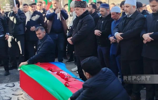 Mingəçevirdə I Qarabağ müharibəsinin itkin-şəhidi Şahin Kərimovla vida mərasimi keçirilib