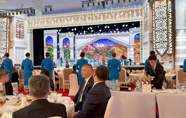 Bişkekdə dövlət və hökumət başçılarına Qırğızıstan Prezidenti adından ziyafət verilib