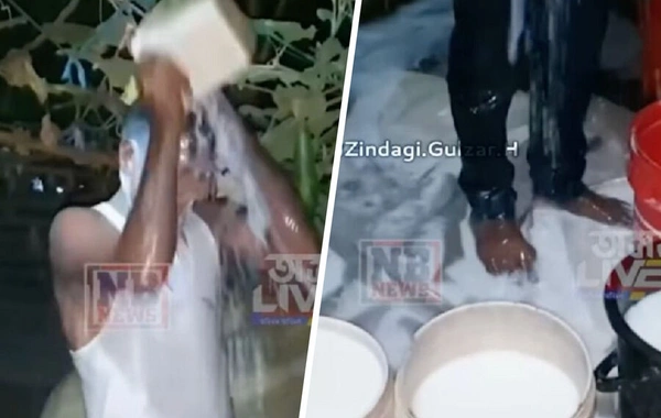 Man celebrated divorce by bathing in 40 liters of milk