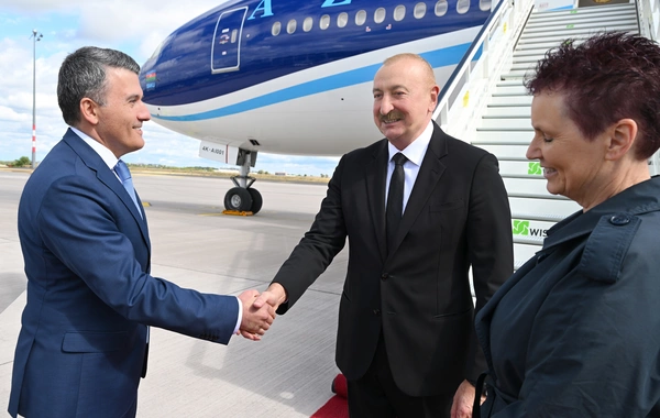 Azərbaycan Prezidenti İlham Əliyev Almaniyaya rəsmi səfərə gedib