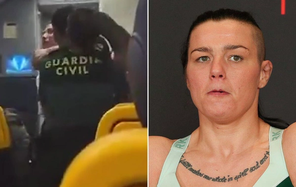 Боец MMA избила двух полицейских на борту пассажирского самолета и попала на видео