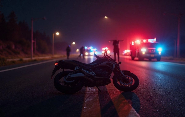 Abşeronda motosiklet piyadanı vurdu, sürücü hadisə yerində öldü