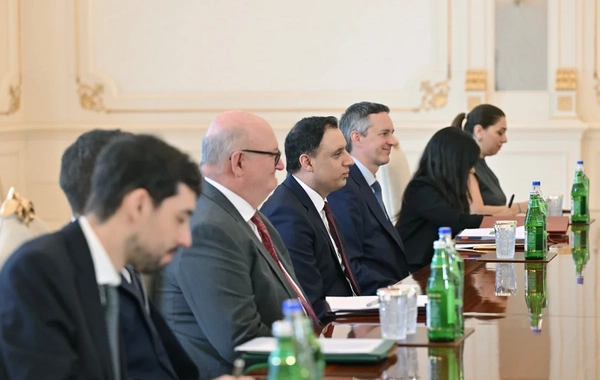 İlham Əliyev Böyük Britaniyanın ticarət üzrə dövlət nazirini qəbul edib