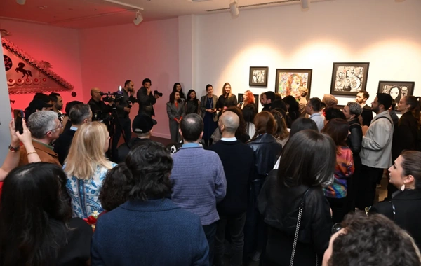 Leyla Aliyeva attended the exhibition "A House with a View of the Landscape"