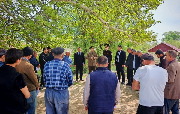 FHN tərəfindən "Yaz-yay fəsillərində sel təhlükəsi" mövzusunda növbəti tədbirlər keçirilib