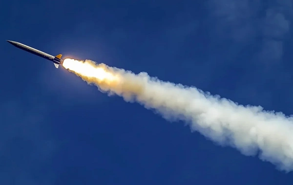 An Iranian missile intercepted over the Israeli parliament