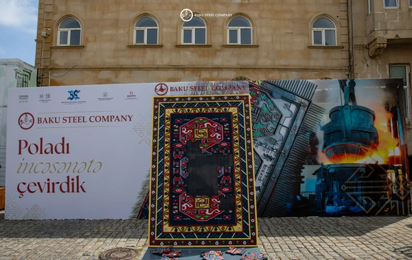 Baku Steel Company Xalça Festivalında polad sənətini təqdim etdi